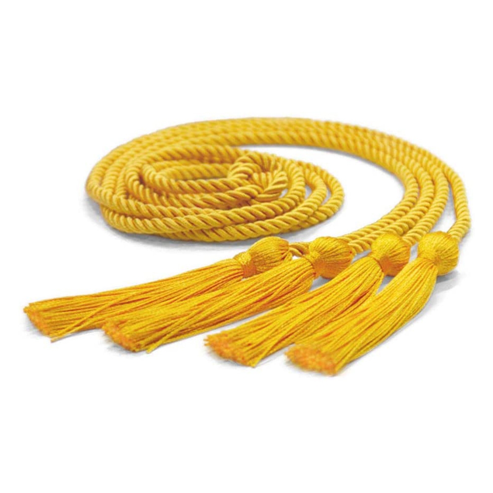 Endea Graduation Double Honor Cord yellow tassel supplier best quality